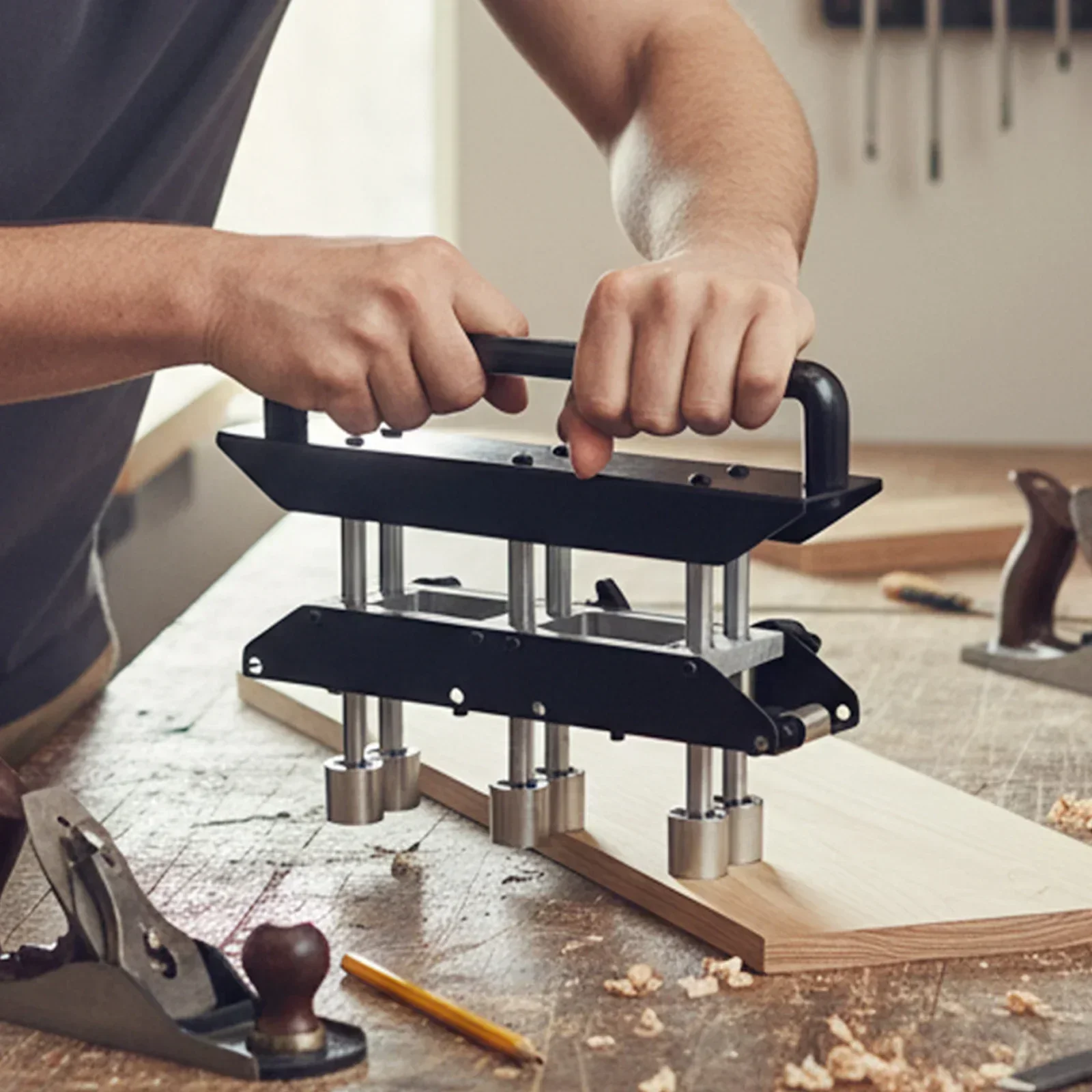 Hand Tools And Workshop Equipment - Metallbieger mit 3 Stationen, Rollwerkzeug, Kantenwalzenbieger