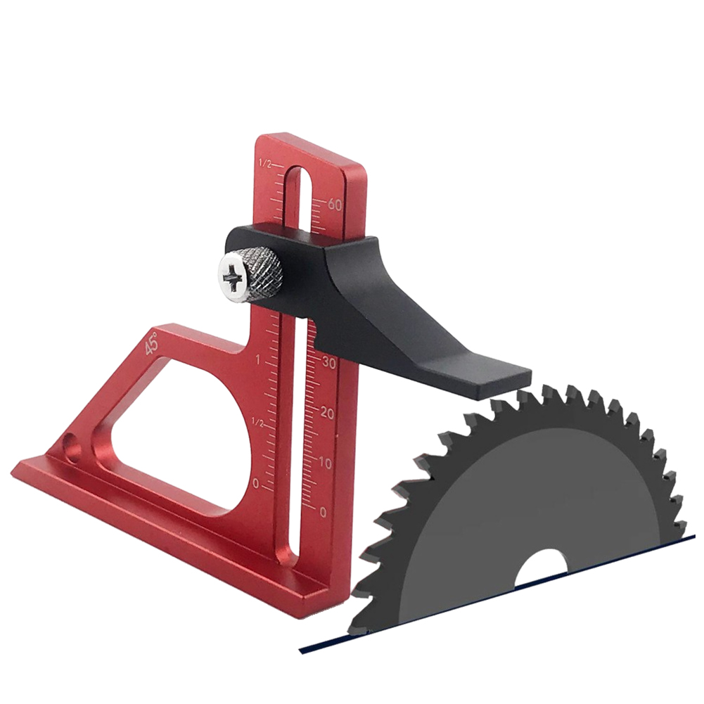 Drill Press - Tischkreissägen-Tiefenmesser mit metrischer und Zoll-Skala, Holzbearbeitungs-Einstellmesser,