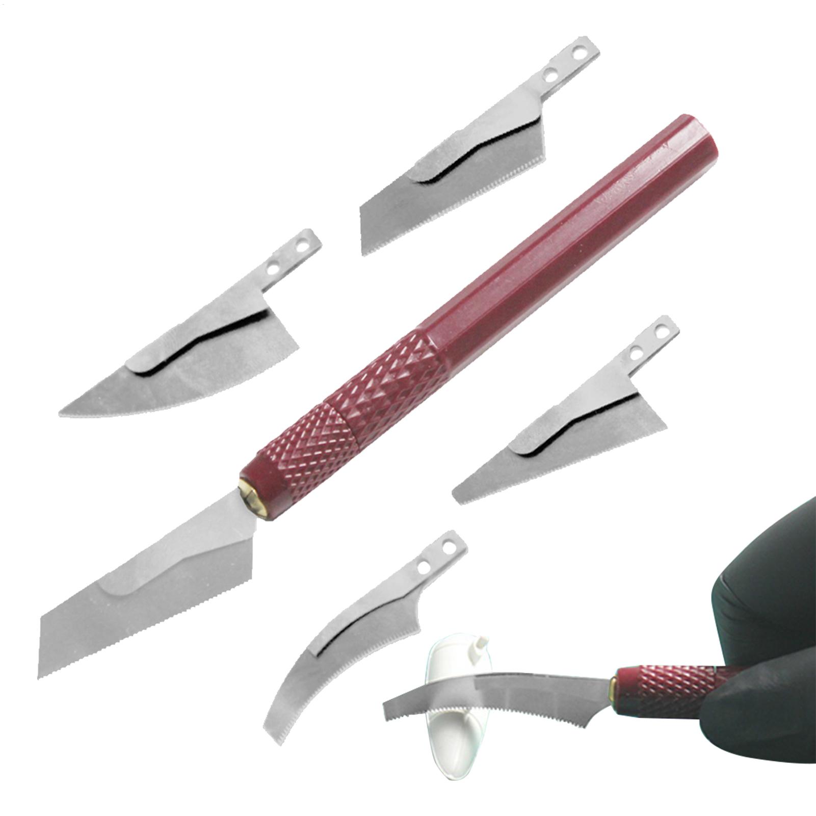 Hacksaw - Modellbau-Handsägewerkzeug-Set mit 4 Sägeblättern, Präzisions-Hobbysäge für
