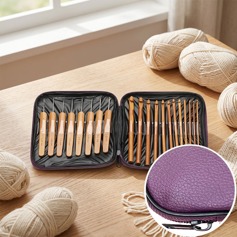 74-teiliges Bambus-Häkelnadel- – Tool Set Bewertung und Preis