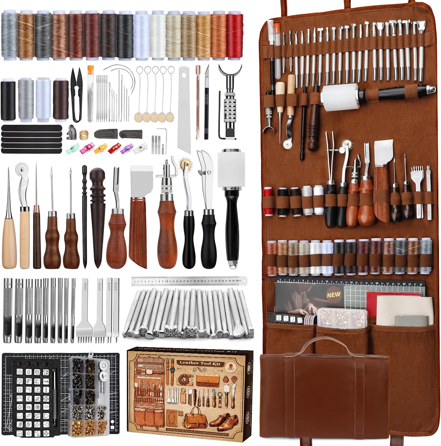 Lederbearbeitungs-Set, Lederwe – Tool Bag Bewertung und Preis