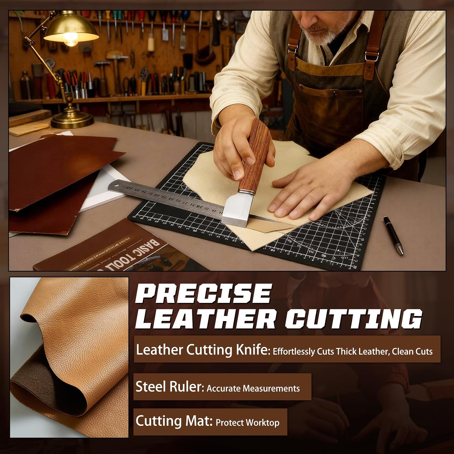 Lederbearbeitungs-Set, Lederwe – Tool Bag Bewertung und Preis